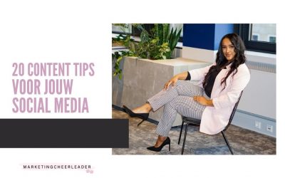 20 content tips voor jouw social media