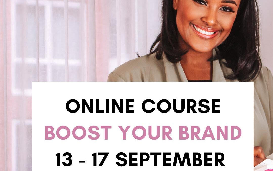 Online cursus Boost your brand | 13 september
